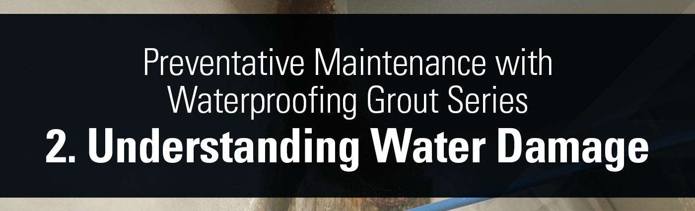 1. Banner - Preventative Maintenance with Waterproofing Grout Series - 2. Understanding Water Damage