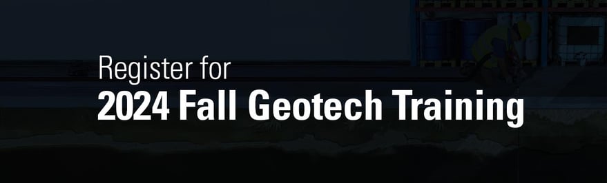 Banner - 2024 Fall Geotech Training