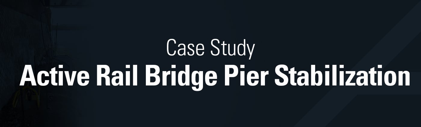 Banner - Active Rail Bridge Pier Stabilization