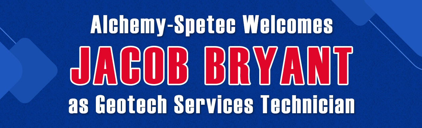 Banner - Alchemy-Spetec Welcomes Jacob Bryant as Geotech Services Technician