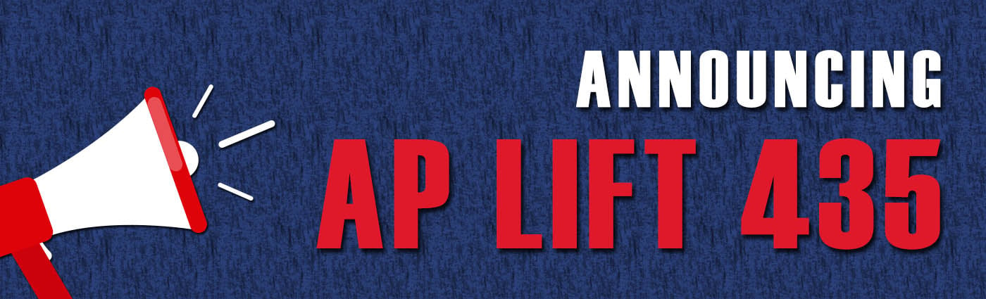 Banner - Announcing AP Lift 435