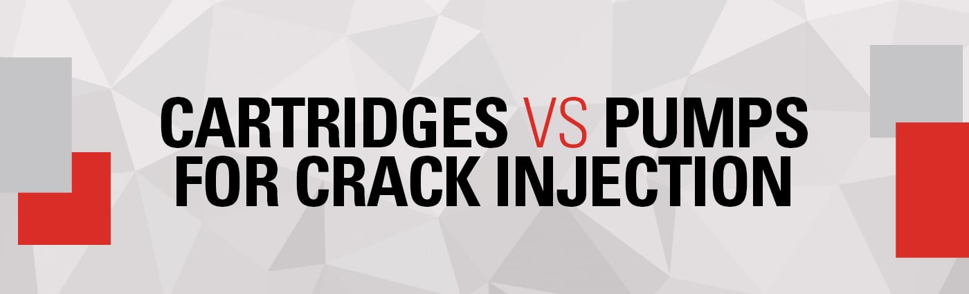 Banner - Cartridges vs Pumps for Crack Injection