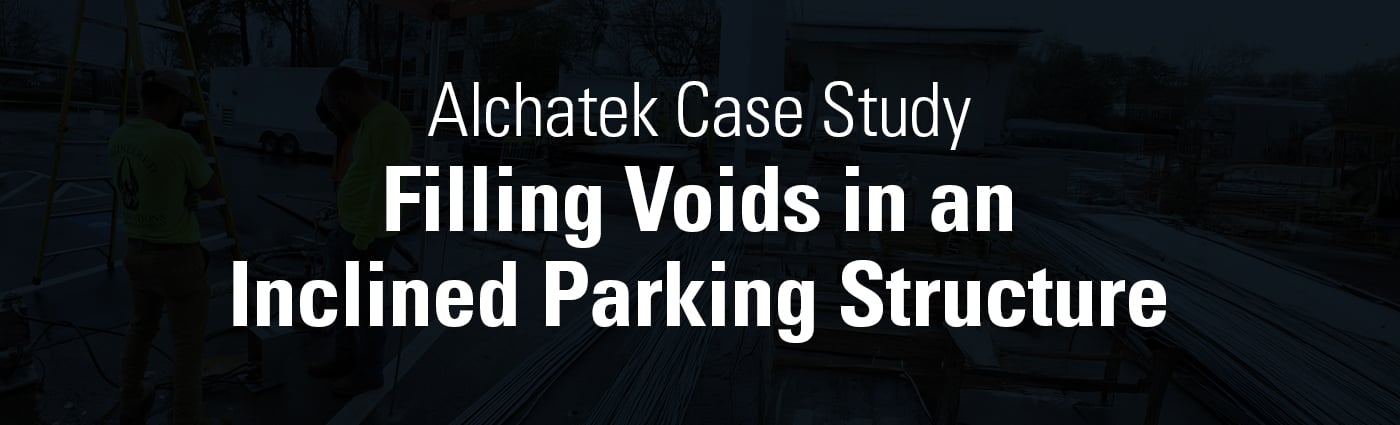 Banner - Filling Voids in an Inclined Parking Structure