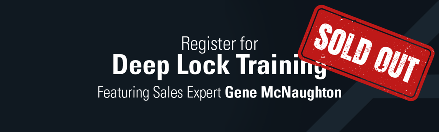 Banner - Spring 2026 Deep Lock Training SOLD OUT