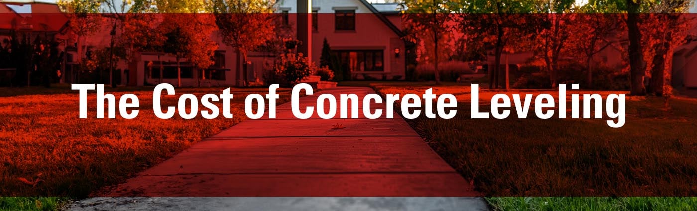 Banner - The Cost of Concrete Leveling