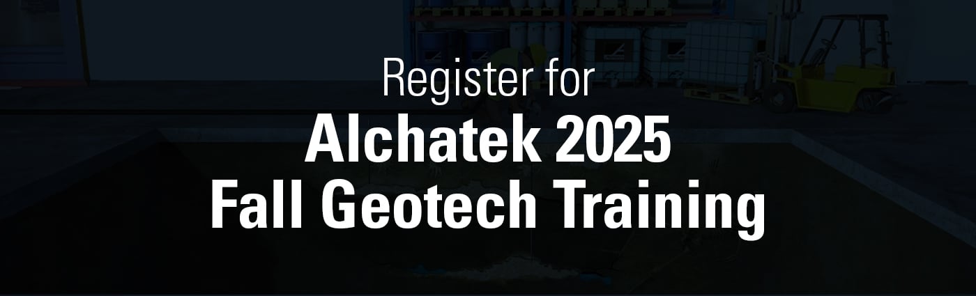 Banner -Register for Alchatek 2025 Fall Geotech Training