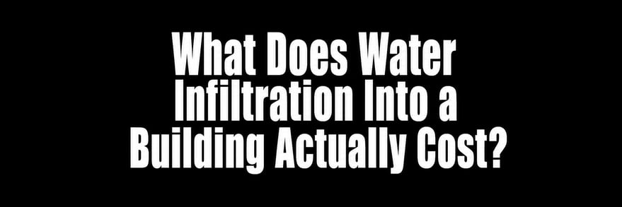 Banner Graphic - What Does Water Infiltration Actually Cost