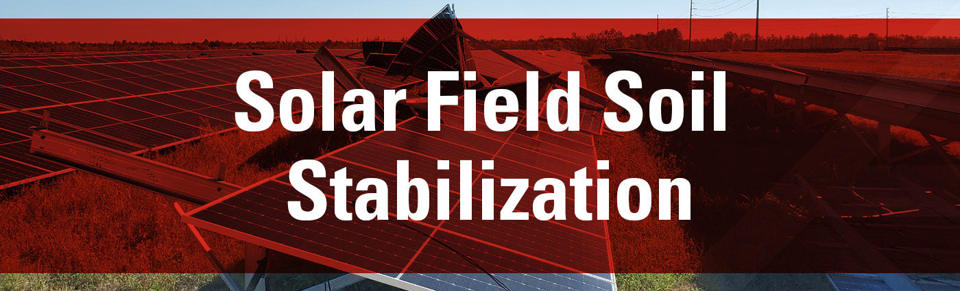 Banner-Solar Field Soil Stabilization