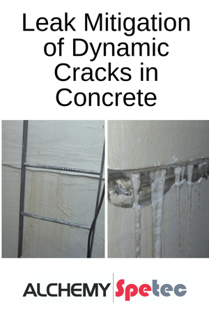  Leak Mitigation of Dynamic Cracks in Concrete