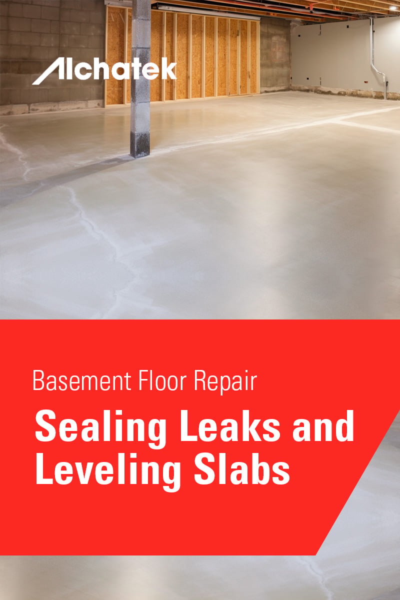Basement Floor Repair - Sealing Leaks and Leveling Slabs
