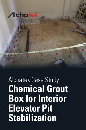 Body - Chemical Grout Box for Interior Elevator Pit Stabilization