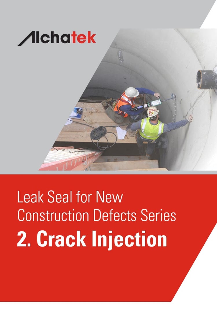 Leak Seal for New Construction Defects Series - 2. Crack Injection