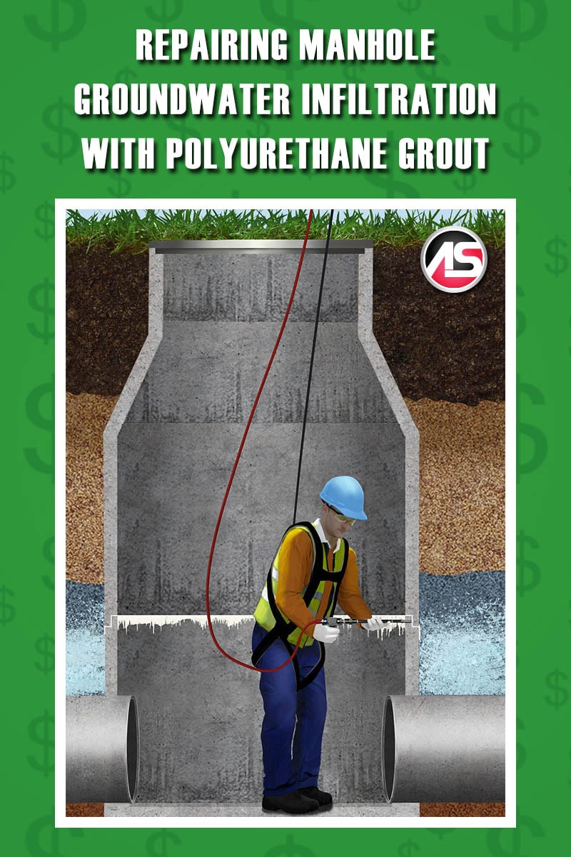 Repairing Manhole Groundwater Infiltration with Polyurethane Grout