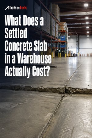 Body - Settled Concrete Slab in a Warehouse