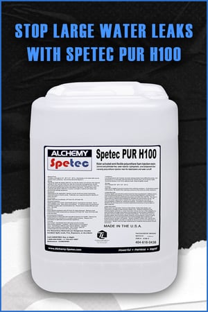 Body - Stop Large Water Leaks with Spetec PUR H100