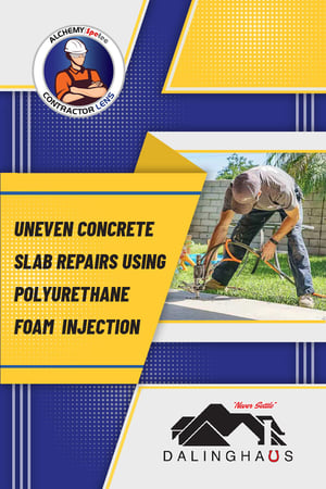 Body - Uneven Concrete Slab Repairs Using Polyurethane Foam Injection