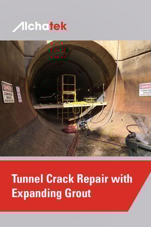 Body Graphic Tunnel Crack Repair with Expanding Grout