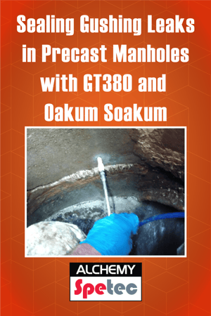 Body-GT380 Sealing Gushing Leaks in Precast Manholes
