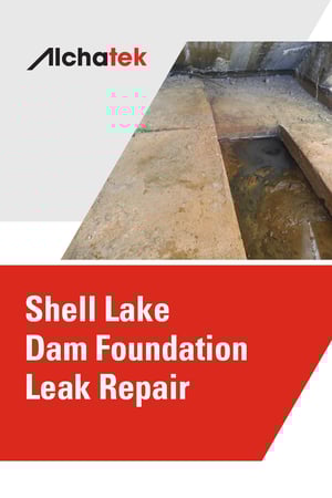 Body-Shell Lake Dam Foundation Leak Repair