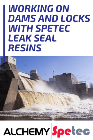 Working on Dams and Locks with Spetec Leak Seal Resins