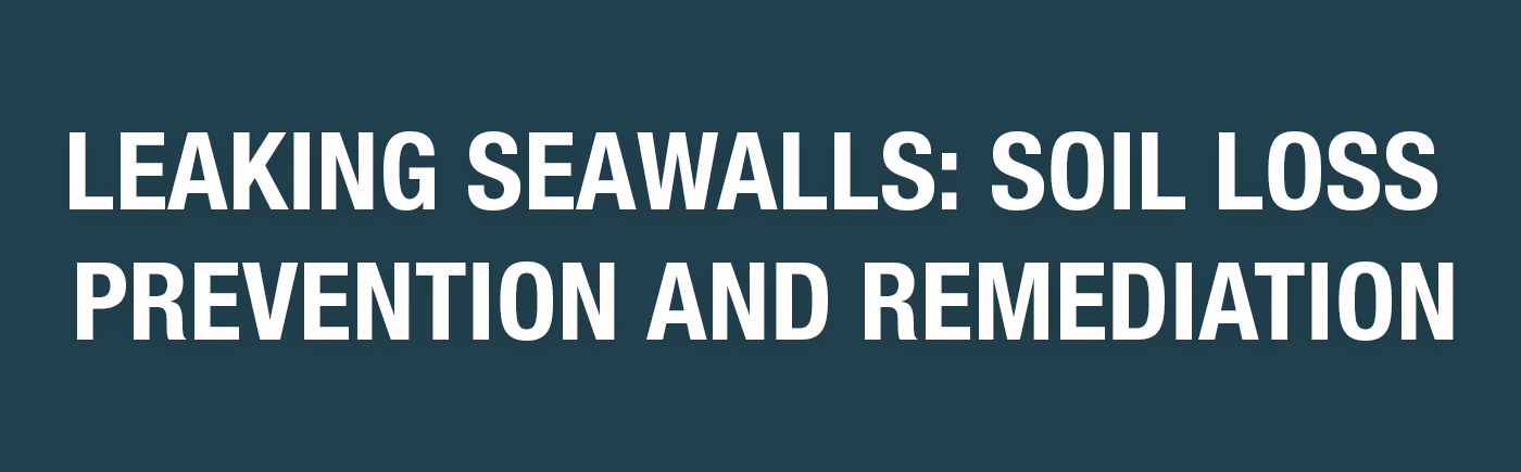 As tidal flows rise and fall, water pushes its way in through cracks, joints, and defects in seawalls. With this, voids form and deteriorate the structural integrity. Learn how AP Fill 700, a semi-rigid hydrophobic polyurethane foam, can fill voids creating a solid, strong, watertight mass while stabilizing the soil around it...