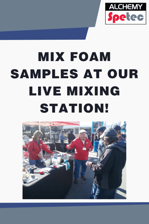MIX FOAM SAMPLES AT OUR LIVE MIXING STATION!-blog