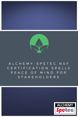 Alchemy-Spetec is already known for providing the most powerful polymers and painless procedures contractors need to achieve the rapid results their projects demand. However, on construction projects of almost any scope and size, ensuring the safety of public drinking water is also mission-critical.