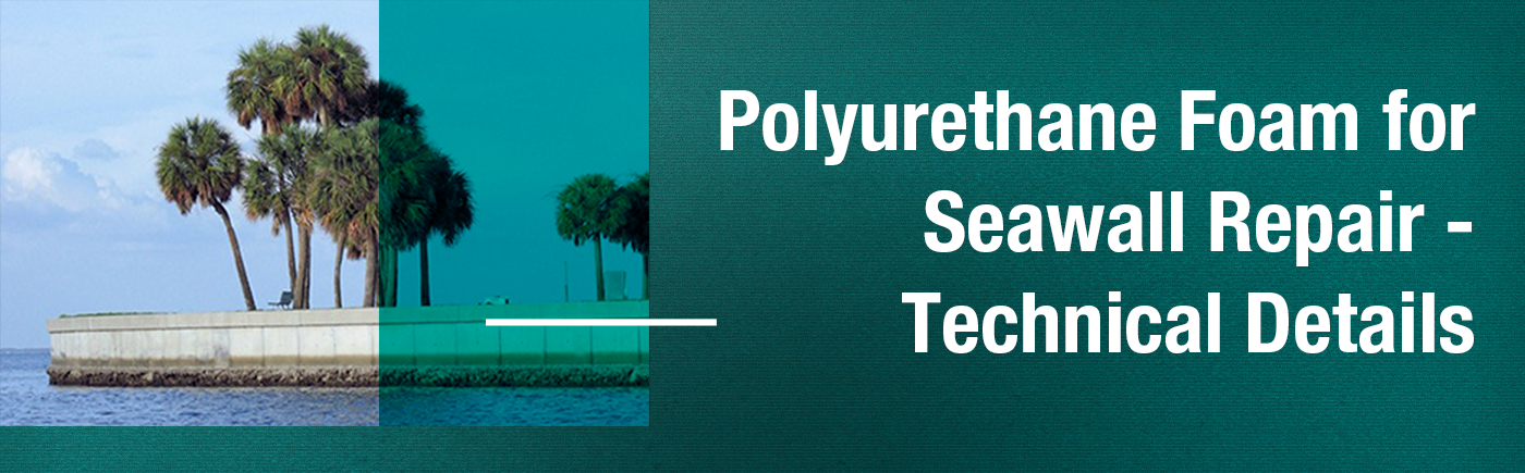 Repair sea walls instead of replacing them.  Stop high flow leaks, fill voids behind seawalls, and bind loose soil with AP Fill 700.  Let's take a look at a few basic technical details...