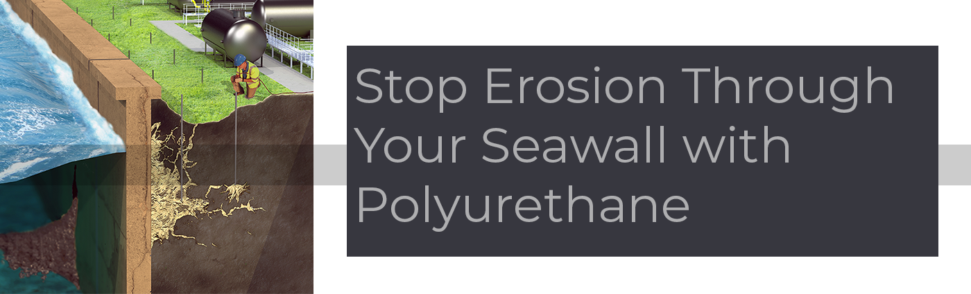 A seawall has a finite lifespan of 20-30 years and depending on where you live, replacing a seawall can cost anywhere from $150 to $500 per foot. Today, signs of seawall distress can be solved before they get worse through the application of polyurethane grouts to seal leaks, fill voids, and stabilize the surrounding soils. Read more on how...