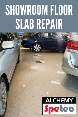 Showroom Floor Slab Repair 