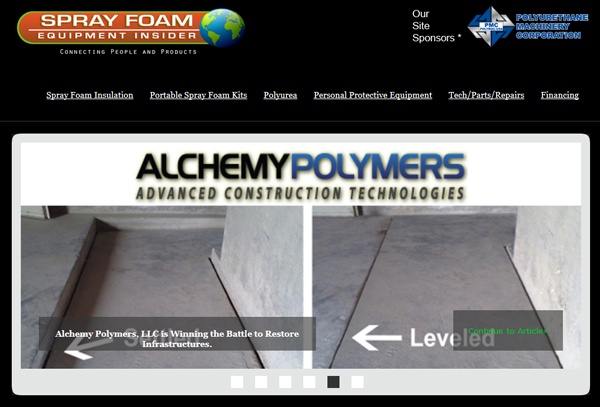 Alchemy Polymers Featured on SprayfoamInsider.com