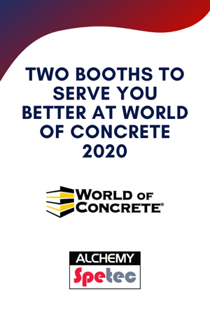Two Booths to Serve You Better at World of Concrete 2020