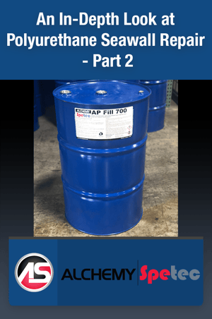 An in-depth look at polyurethane seawall repair - a powerful, painless and rapid way to repair seawalls instead of replacing them.