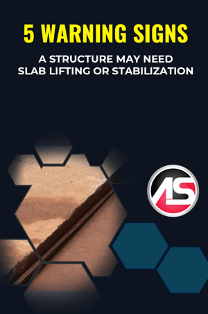 Do you know the 5 warning signs of when a structure may need slab lifting or stabilization? Read more to find out...