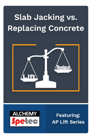 So you've got a sunken concrete slab that needs either replacement or lifting back into place. How do you know what is the right thing to do? Read more to find out...
