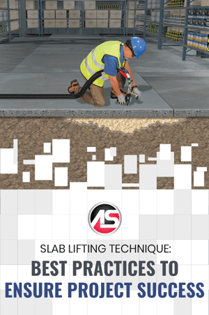 When embarking on a polyurethane foam slab lifting job, it’s important to have a thorough understanding of industry best practices of slab lifting technique