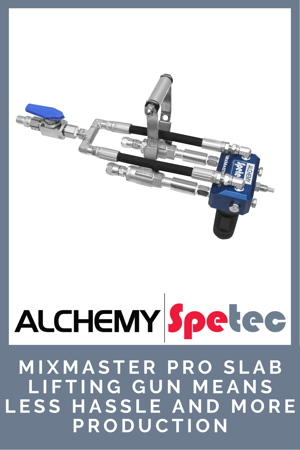 MixMaster Pro Slab Lifting Gun Means Less Hassle and More Production
