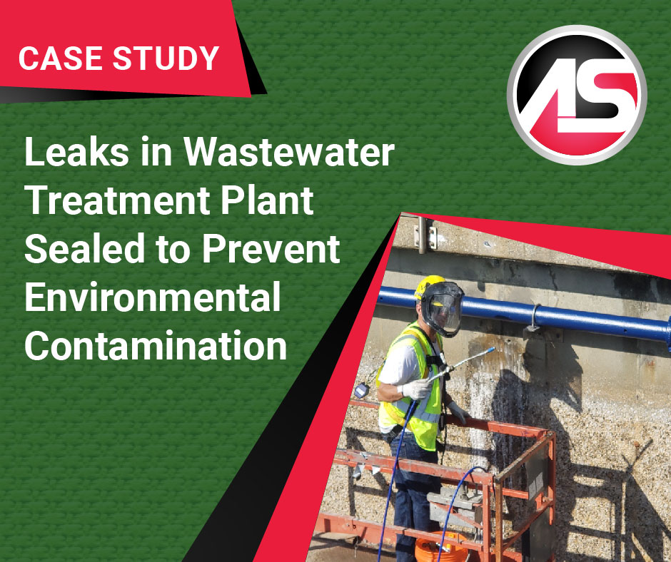 Case Study: Leaks in Wastewater Treatment Plant Sealed to Prevent ...