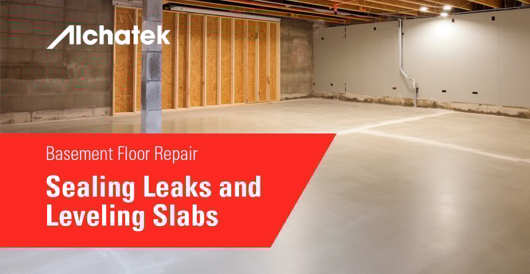 Basement Floor Repair - Sealing Leaks and Leveling Slabs