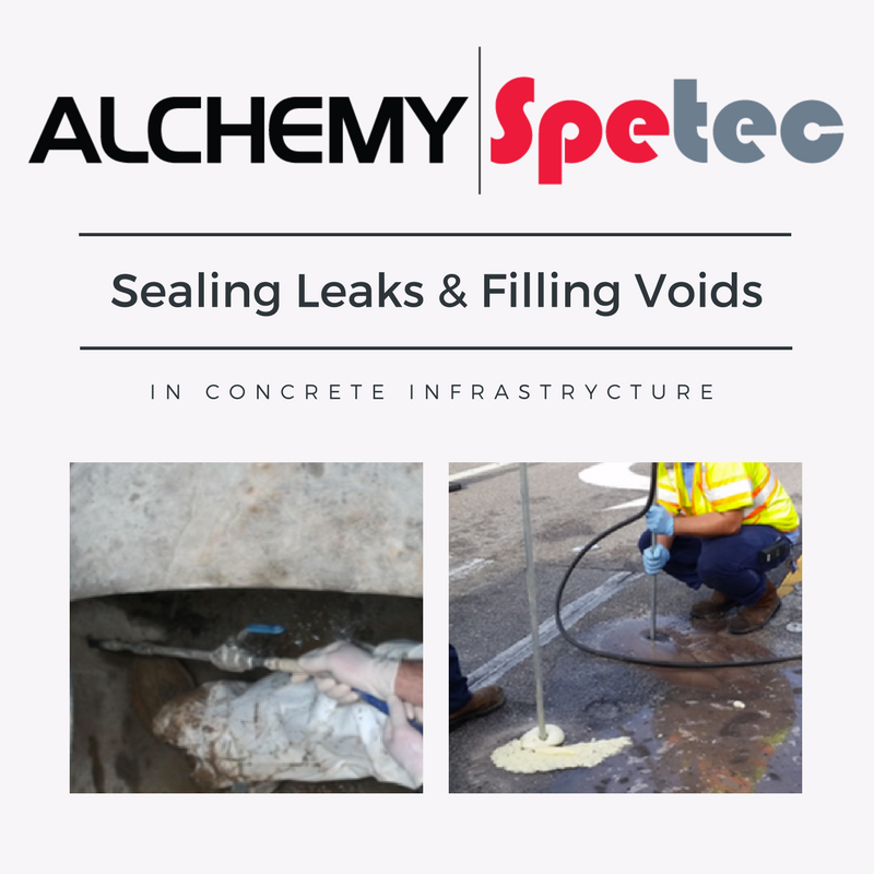 Sealing Leaks & Filling Voids in Concrete Infrastructure